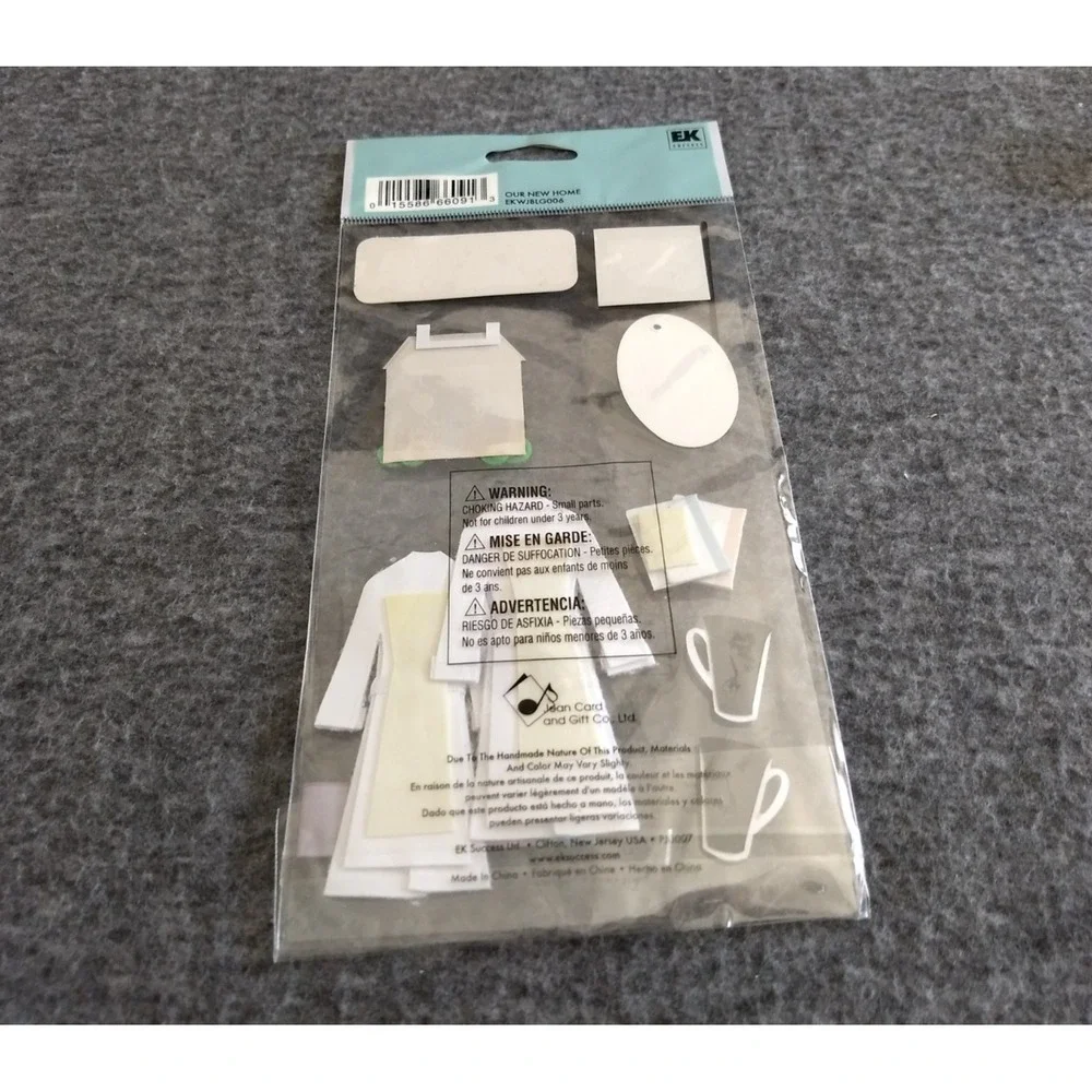 Jolee's Boutique Scrapbooking Dimensional Stickers OUR NEW HOME Lot of 2 NEW